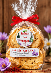 Sablés artisanaux au safran des Vosges – 75 g