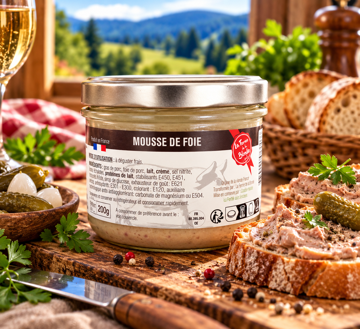 Mousse de Foie de Porc – La Ferme de la Blonde – 200 g